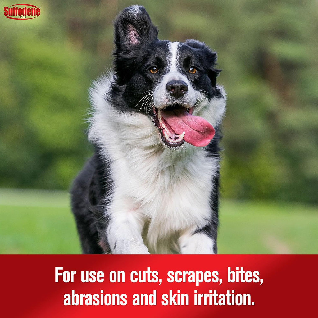 Sulfodene Wound Care 3-Way Ointment for Dogs & Puppies, Soothes Cuts, Scrapes, Skin Irritation, and Redness, First Aid Relief that Supports Skin Healing and Comfort, 2 oz | Vet Recommended dog first aid for cuts, scrapes, bites; helps skin heal