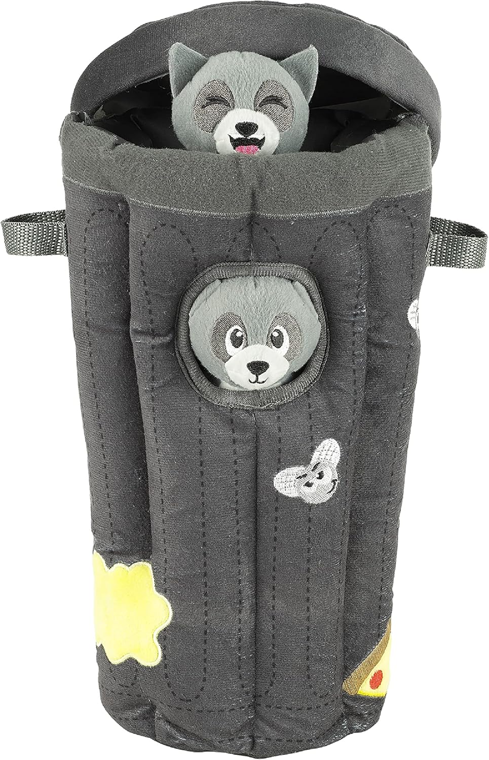 Outward Hound Hide-A-Squirrel Plush Squeaky Dog Toy, XL, 7" x 11.8" | Hide-n-Seek Puzzle, 6 Removable Squirrels, Fetch Play, Interactive Enrichment, Boredom Buster, Light Chewers, Dogs & Puppies