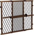 Position & Lock Adjustable Wood Baby Gate (Farmhouse Collection)