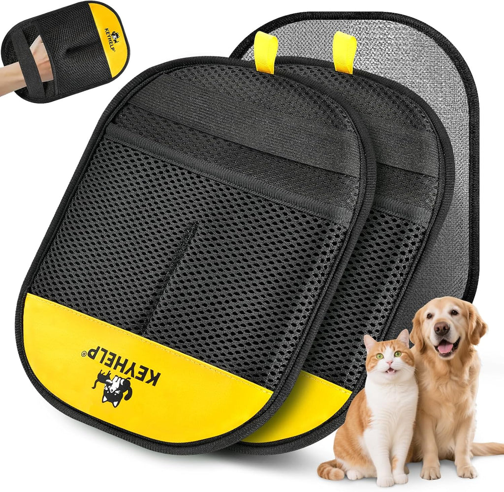 Pet Hair Removal Glove for Dog & Cat, Reusable Electrostatic Pet Hair Glove