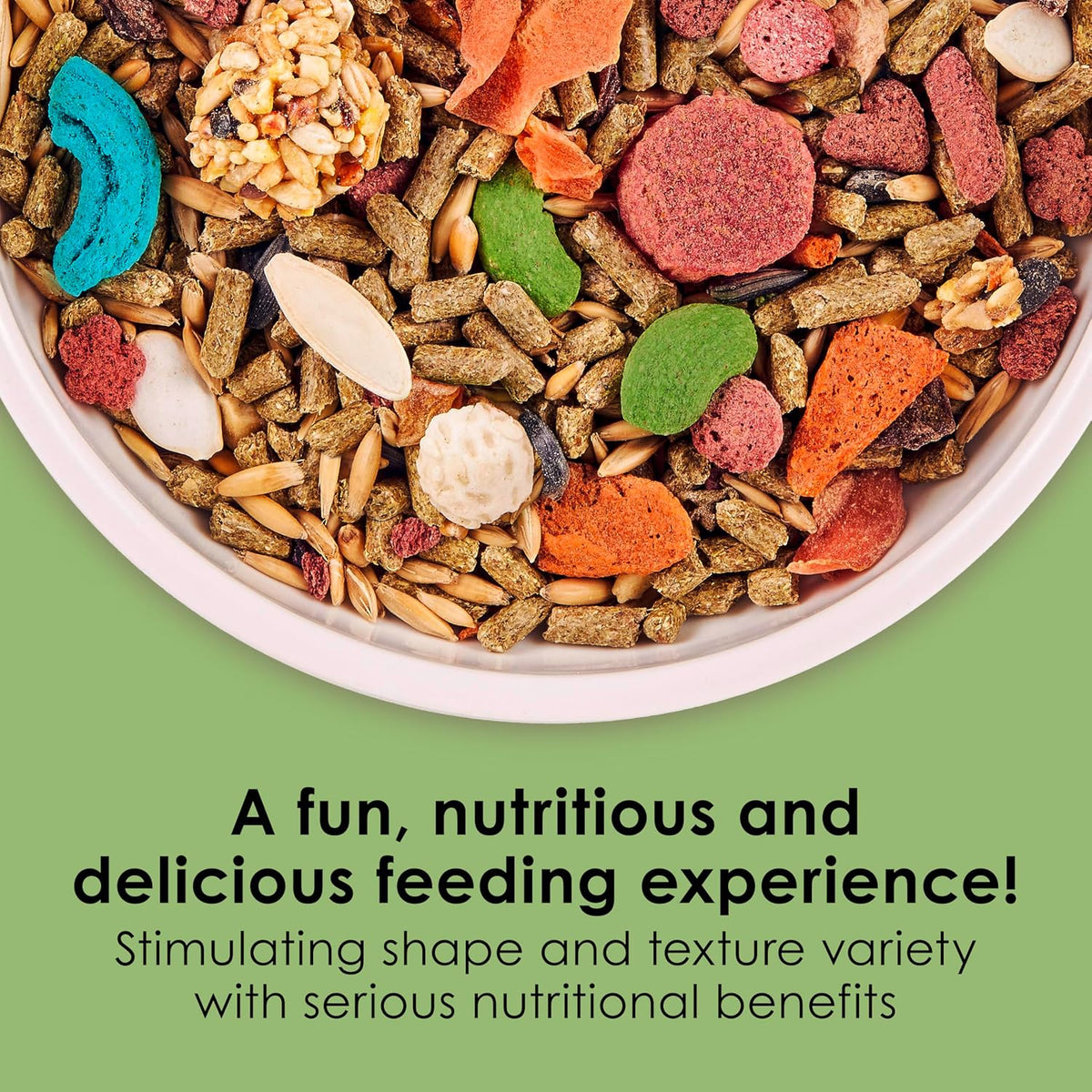 Kaytee Fiesta Rabbit Food, Supports Dental Health and Digestion