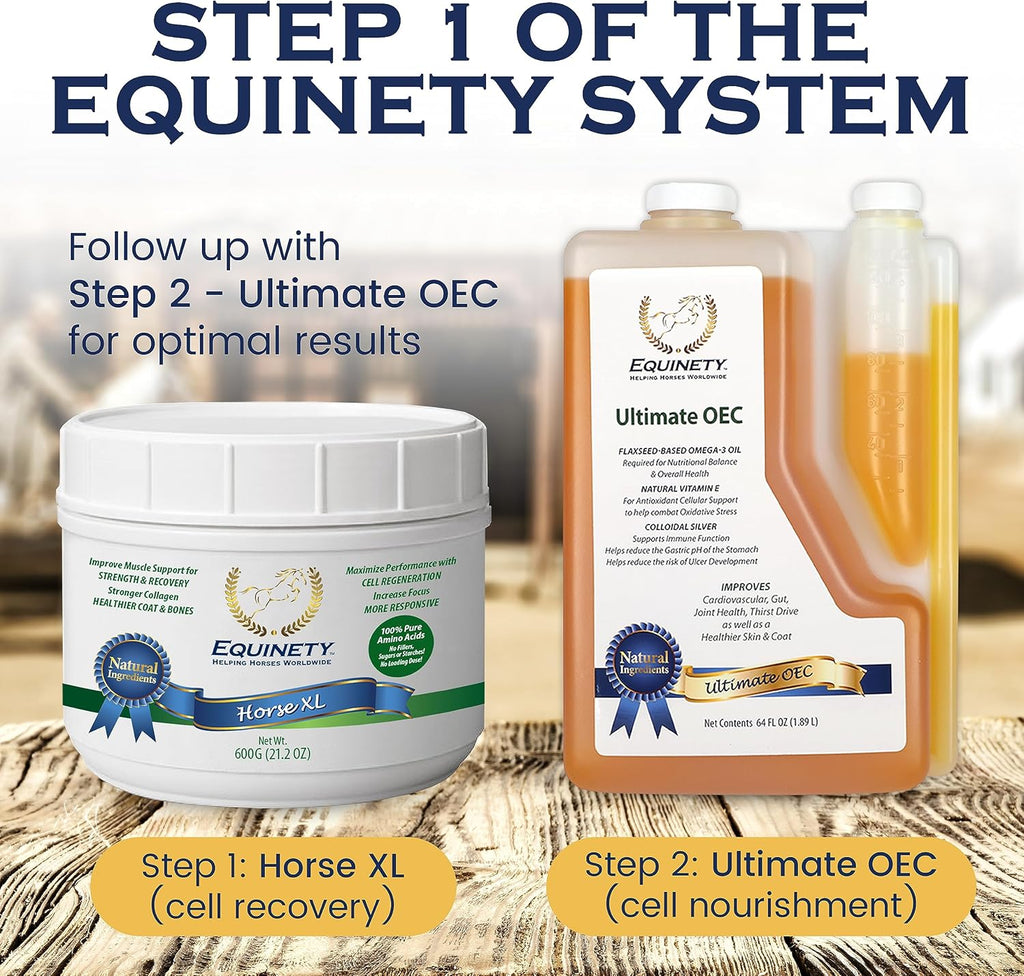 100-Day Supply Equinety Horse XL Powder Horse Supplement with Amino Acids