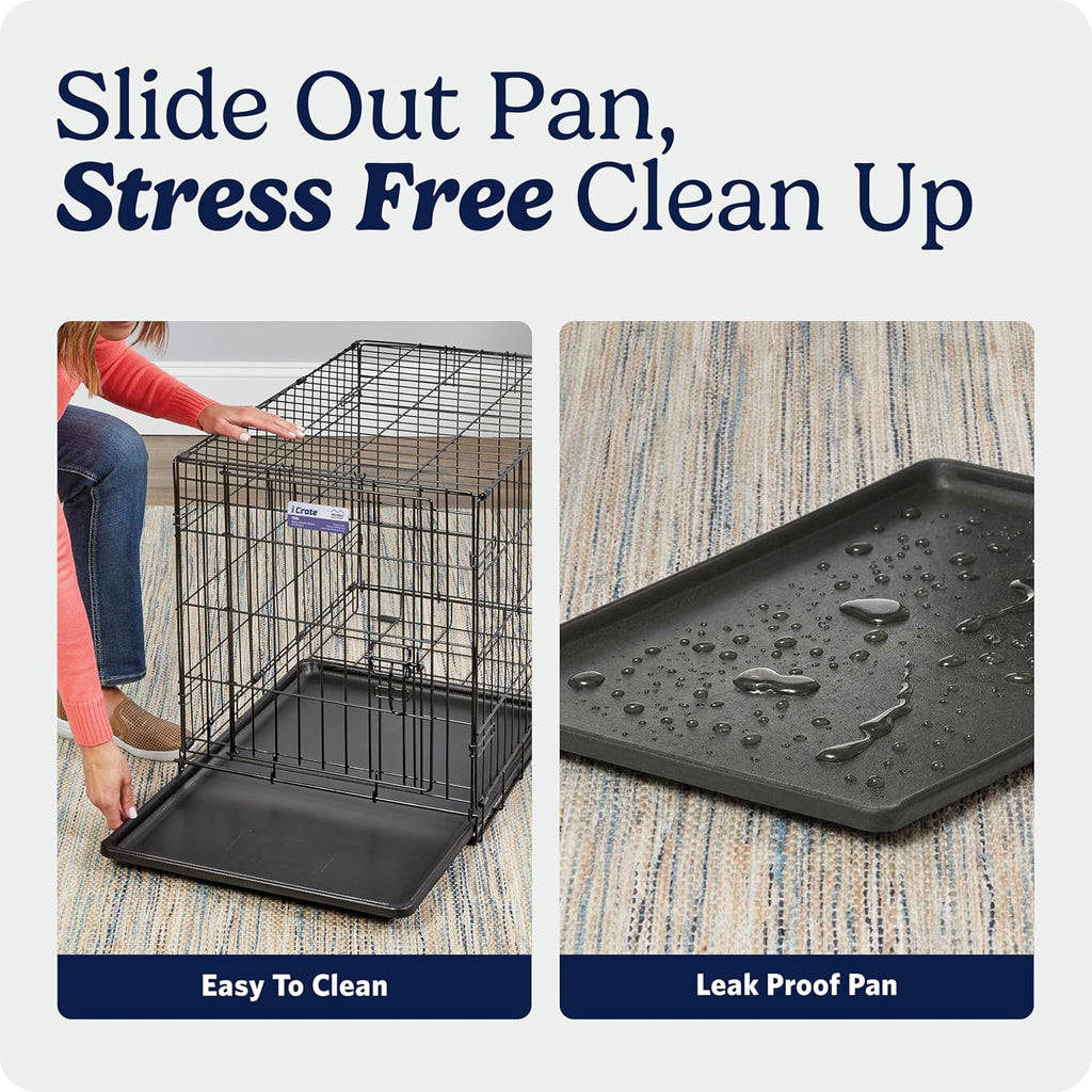 Midwest 42-Inch Single Door iCrate, for Large Breeds, 71-90 lbs