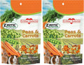 Exotic Nutrition Peas & Carrots 8 oz. - Healthy Natural Mixed Dried Vegetable Treat - for Rabbits, Guinea Pigs, Hamsters, Chinchillas and Small Pets